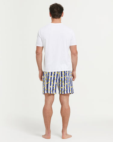 Pyjama court en coton Amalfi