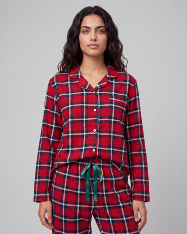 Elisabetta long flannel pajamas