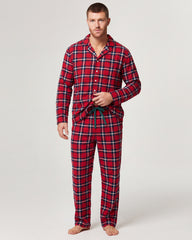 Pijama largo Filippo de franela