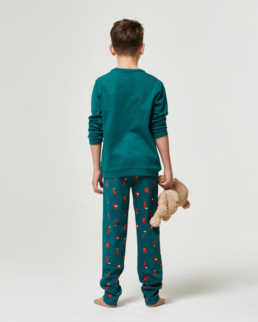 Warm long cotton pajama for boy Fox