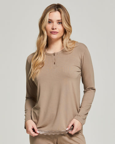 Langer Bambus-Pyjama Carmen - Premium-Kollektion