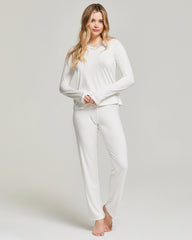 Pijama largo de bambú Eugenia - premium collection