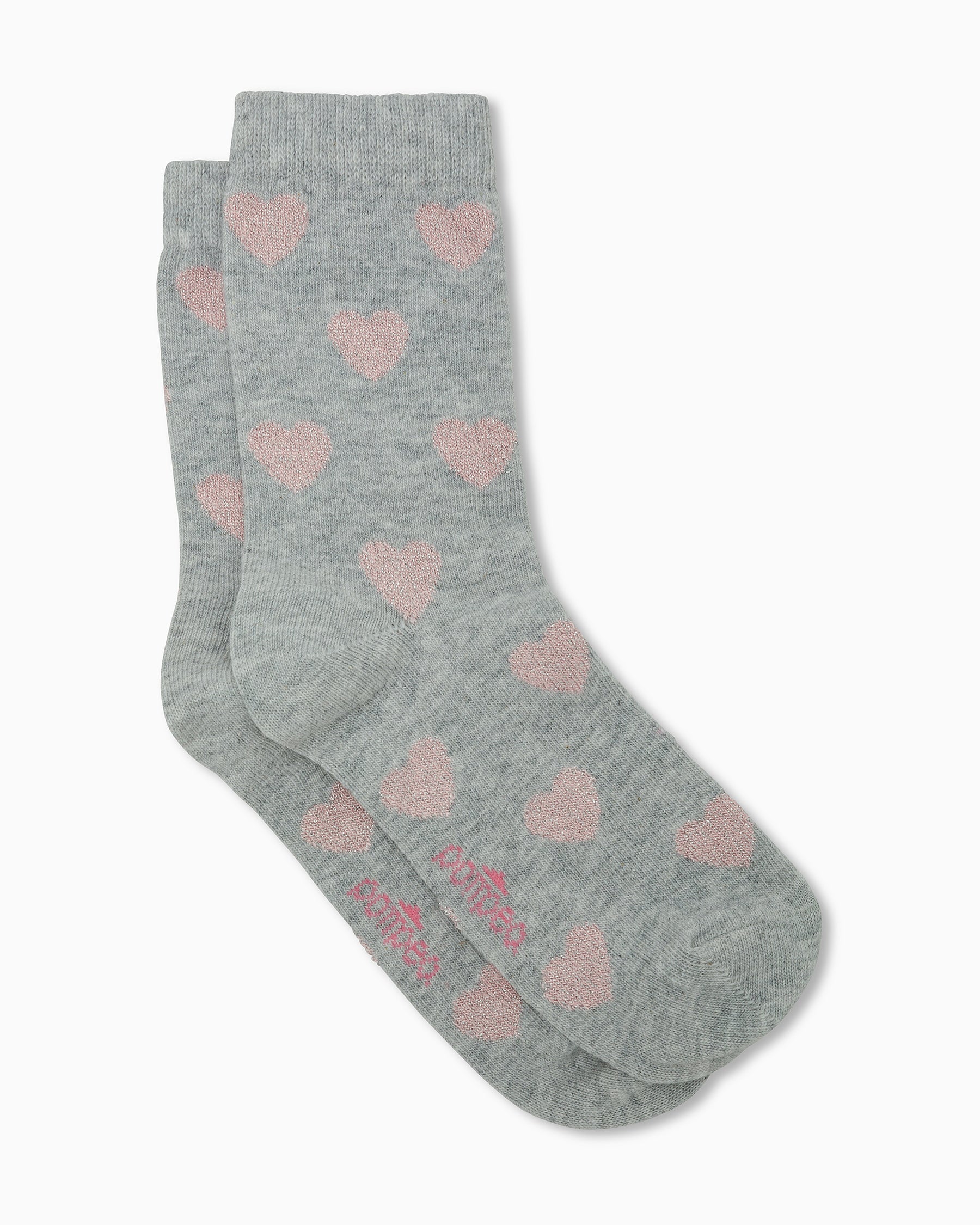 Erica girls’ sock with hearts
