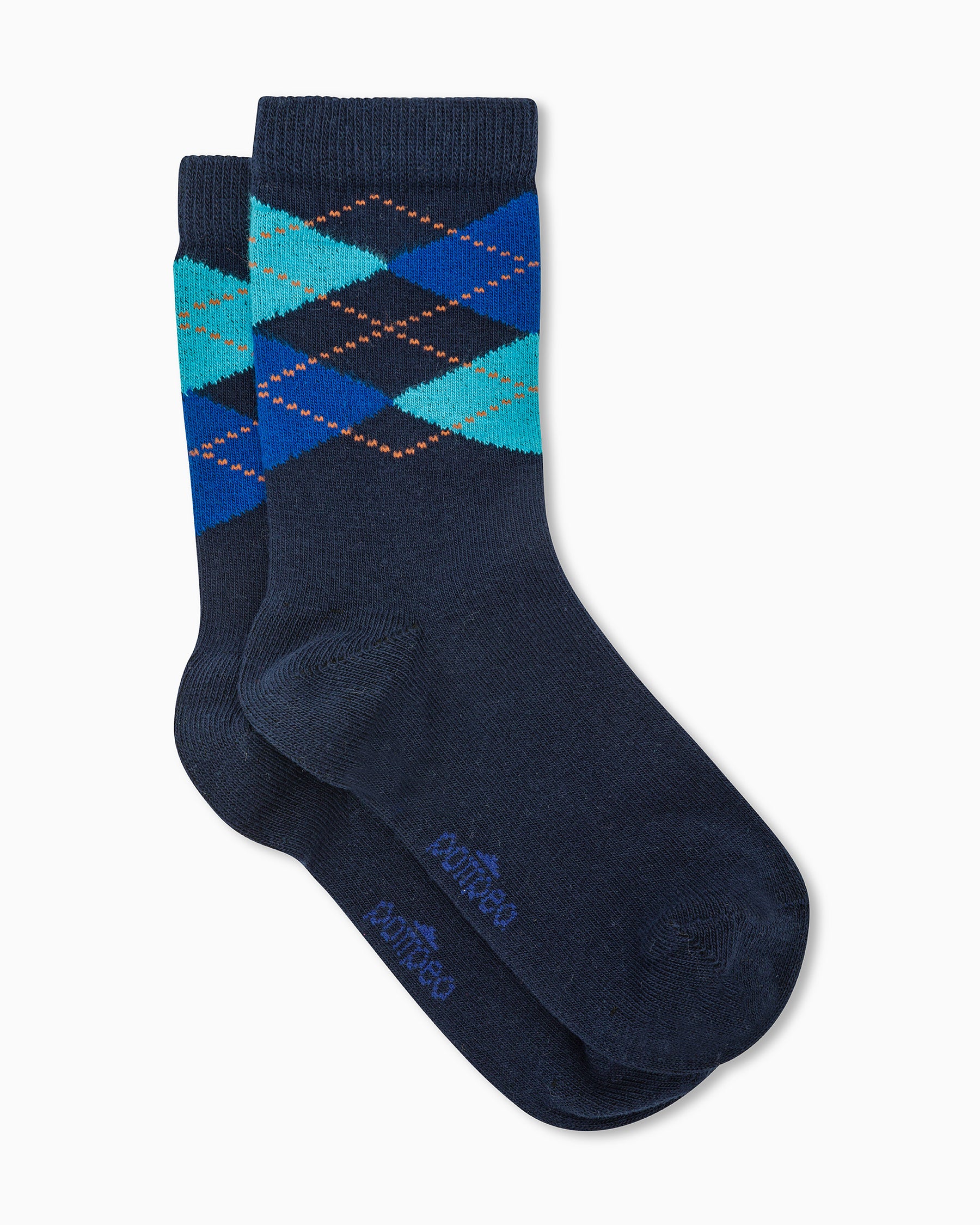 Leonida boys’ sock with argyle design