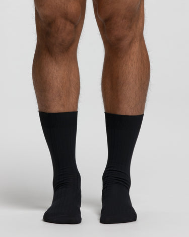 Calza corta a coste in microfibra ultraresistente