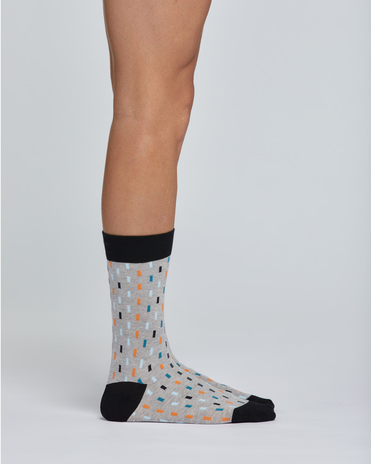 CAMILLO COTTON SOCKS WITH CHECKED PATTERN 