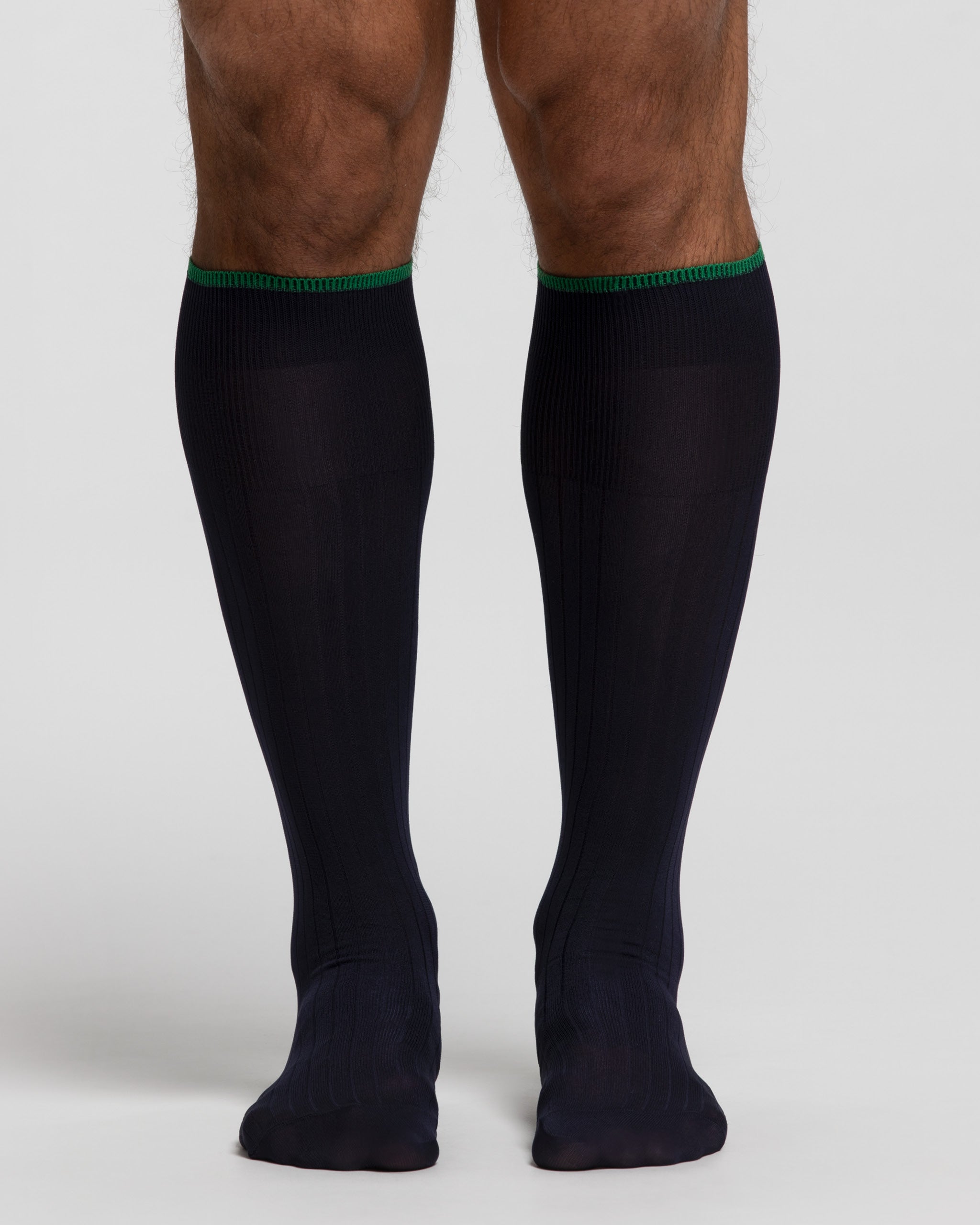 Calcetines largos transpirables y suaves, Eco Friendly, azul noche