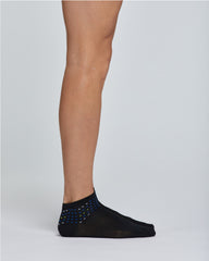 CALZA CORTA COTONE GREGORIO CON MOTIVO CHEVRON A POIS