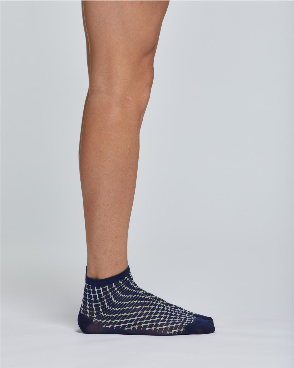 Dante cotton socks with optical pattern 
