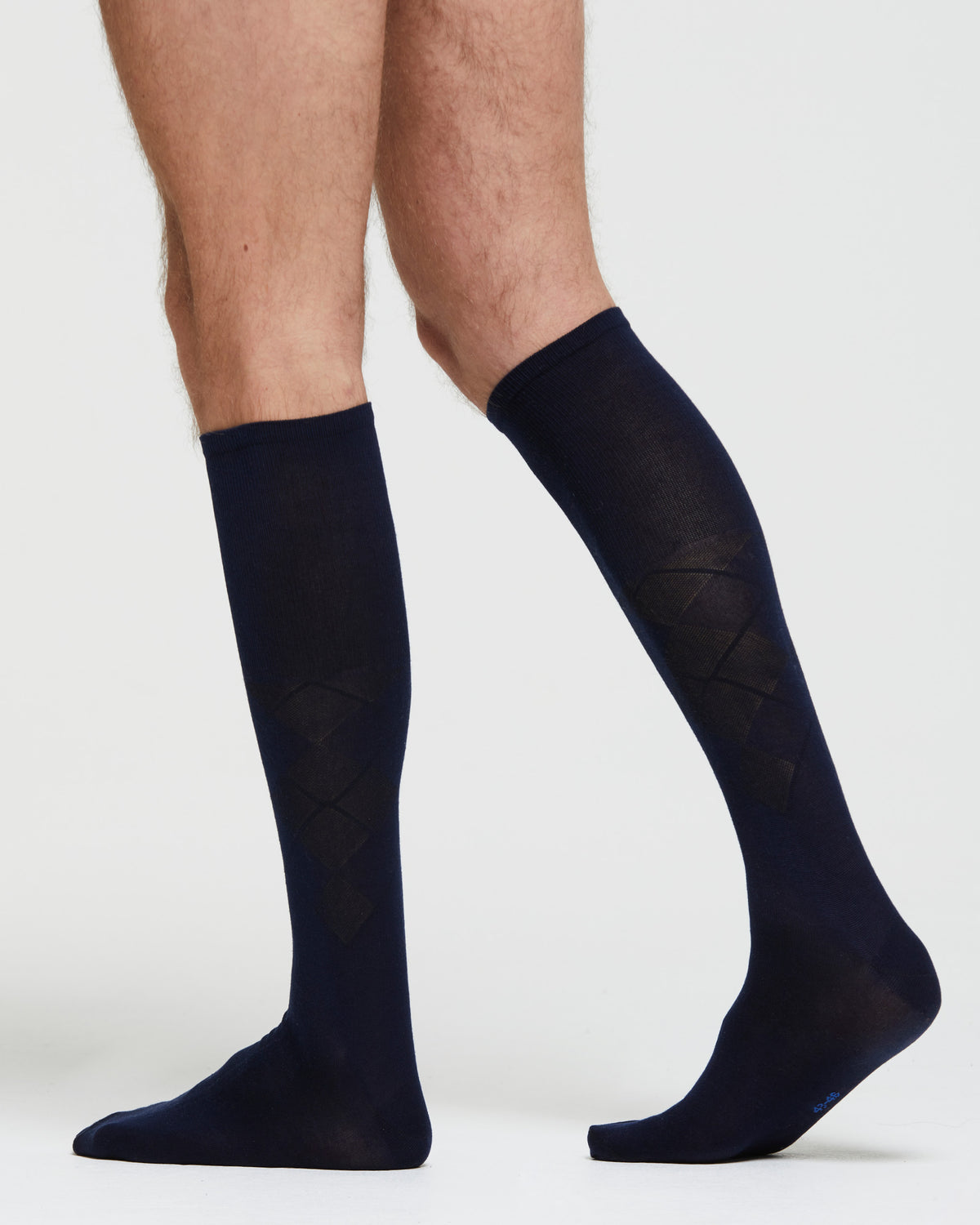 CALZA LUNGA COTONE SANDRO MOTIVO A ROMBI