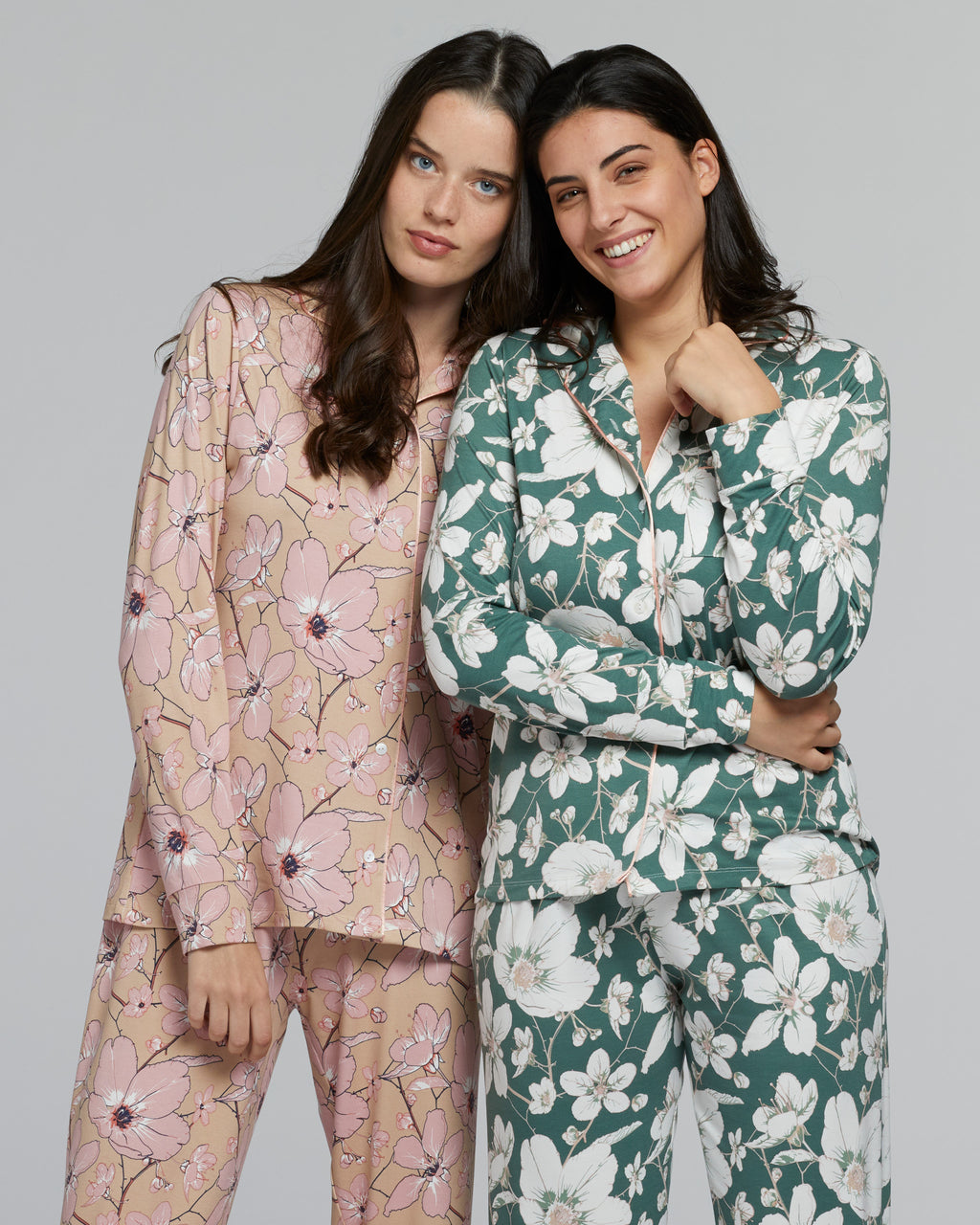 LONG TABIT PYJAMAS IN VISCOSE
