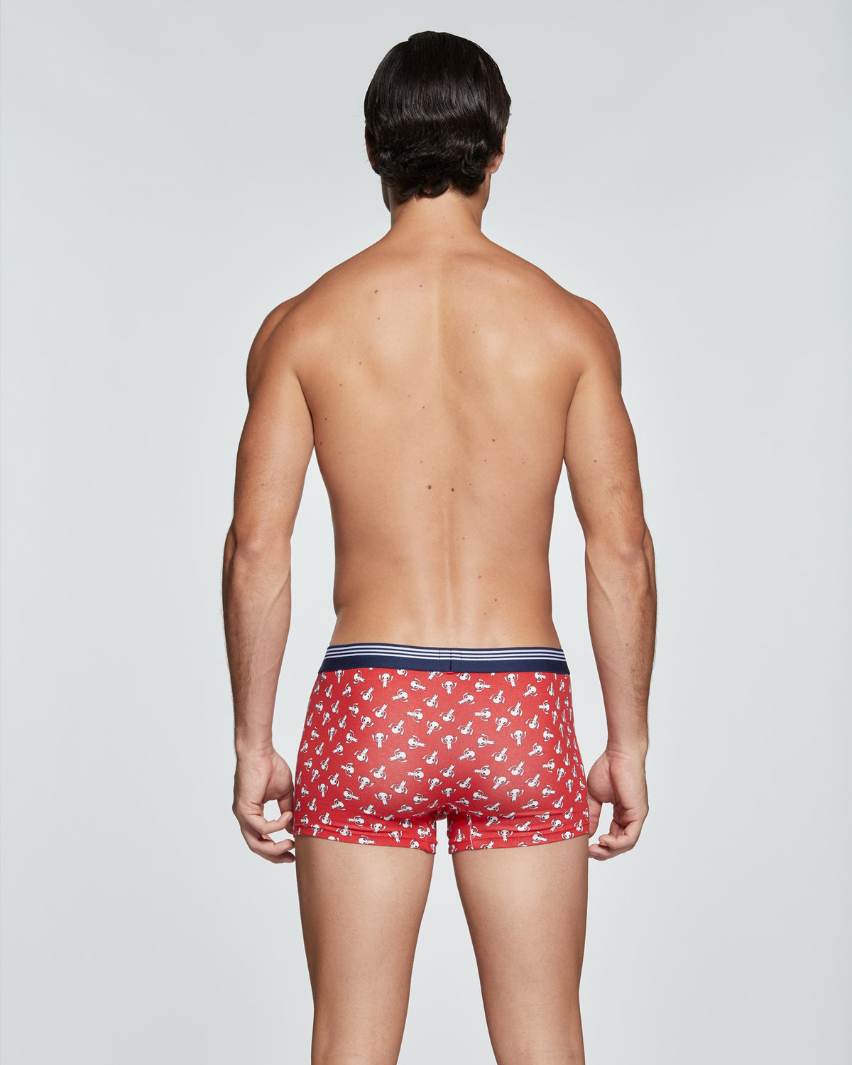 ARCHIMEDE COTTON TRUNKS WITH ALIEN PATTERN 