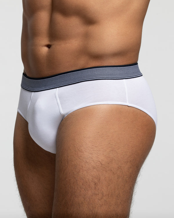 Cotton Planet men's organic cotton briefs with elasticated waistband