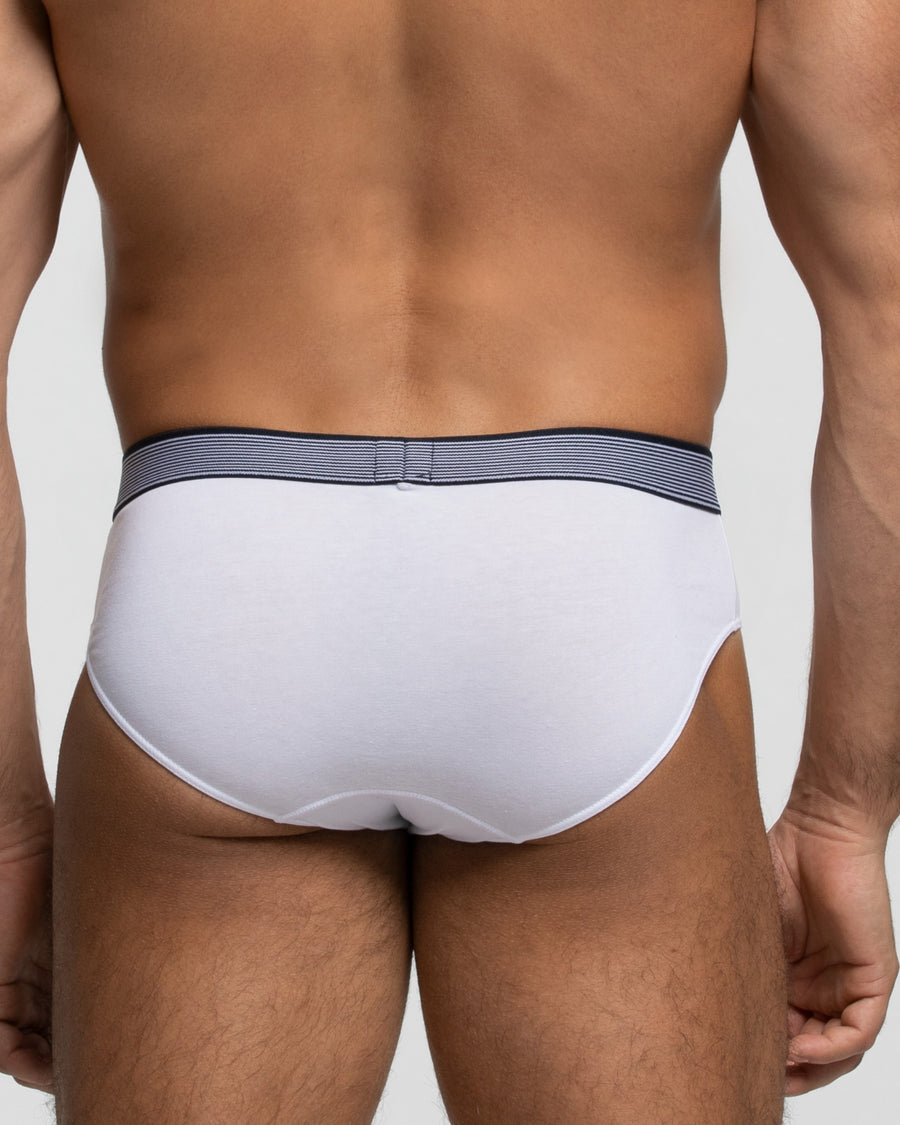 Cotton Planet men's organic cotton briefs with elasticated waistband