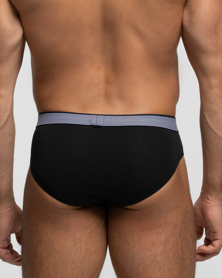 Cotton Planet men's organic cotton briefs with elasticated waistband