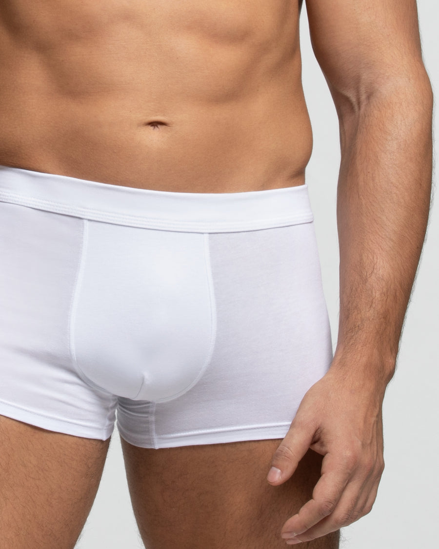 6 pc Men's White Briefs Old Fashion Breathable Natural Cotton Underwear