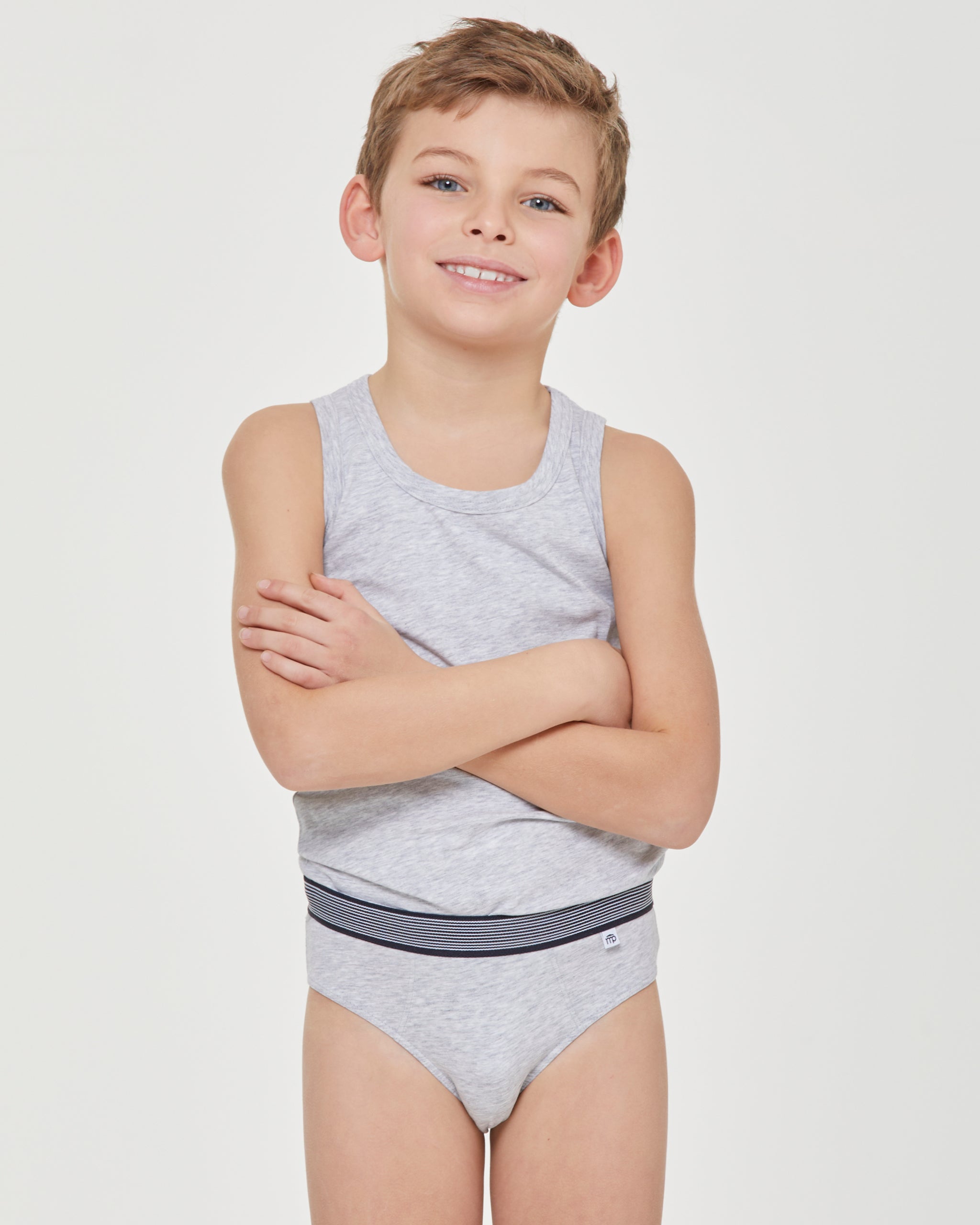 child modelling underwear
