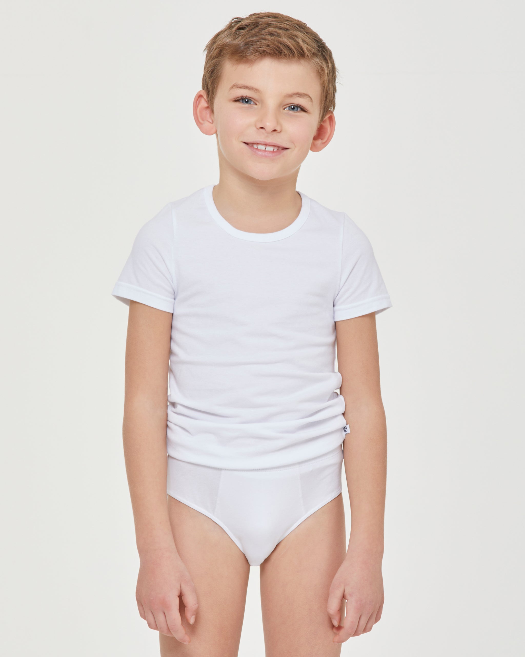 Boys stretch organic cotton briefs 