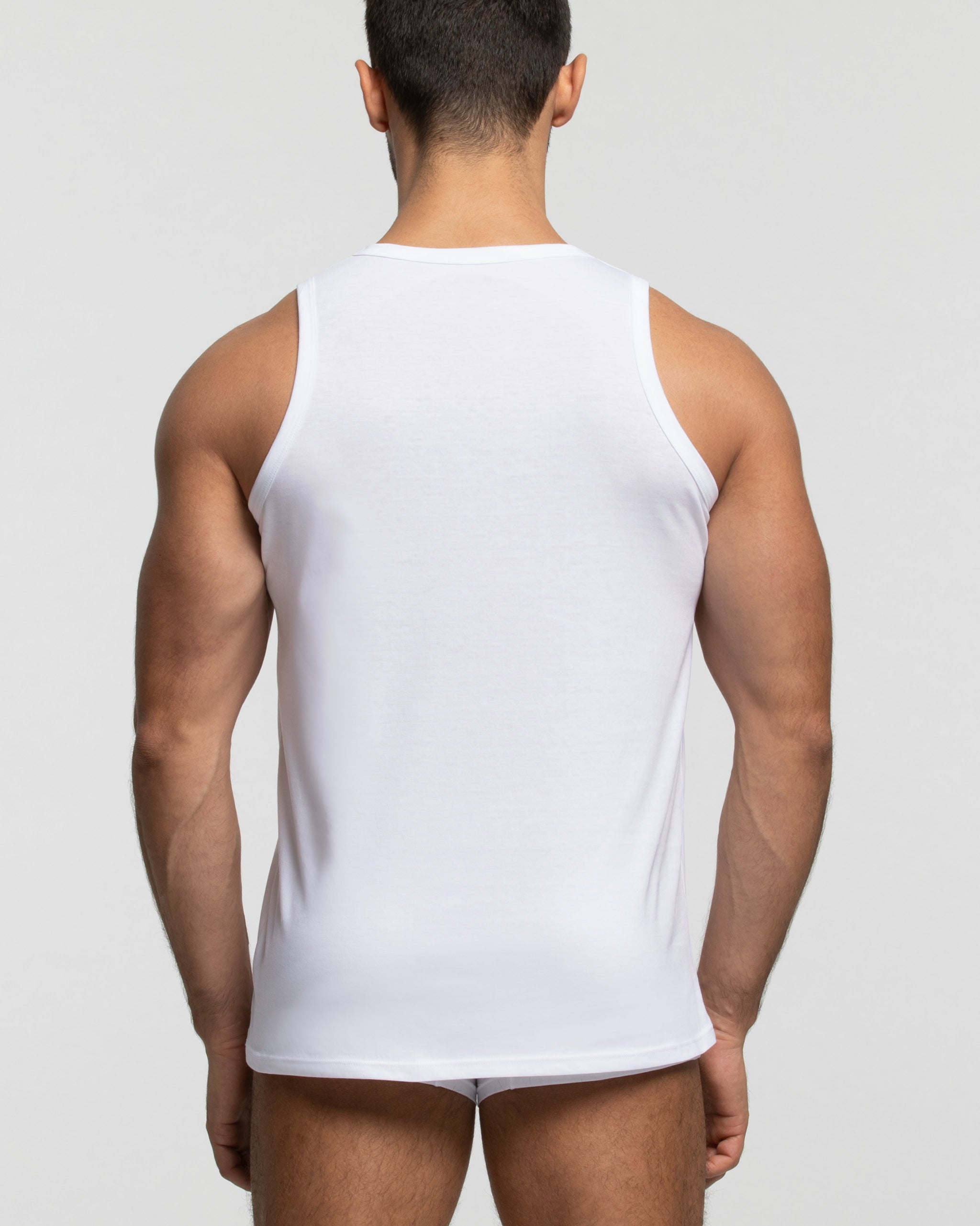 6 Canottiere Uomo 100% Cotone – Palestra, Estate, Taglie Dalla S Alla 5XL - Foto 2