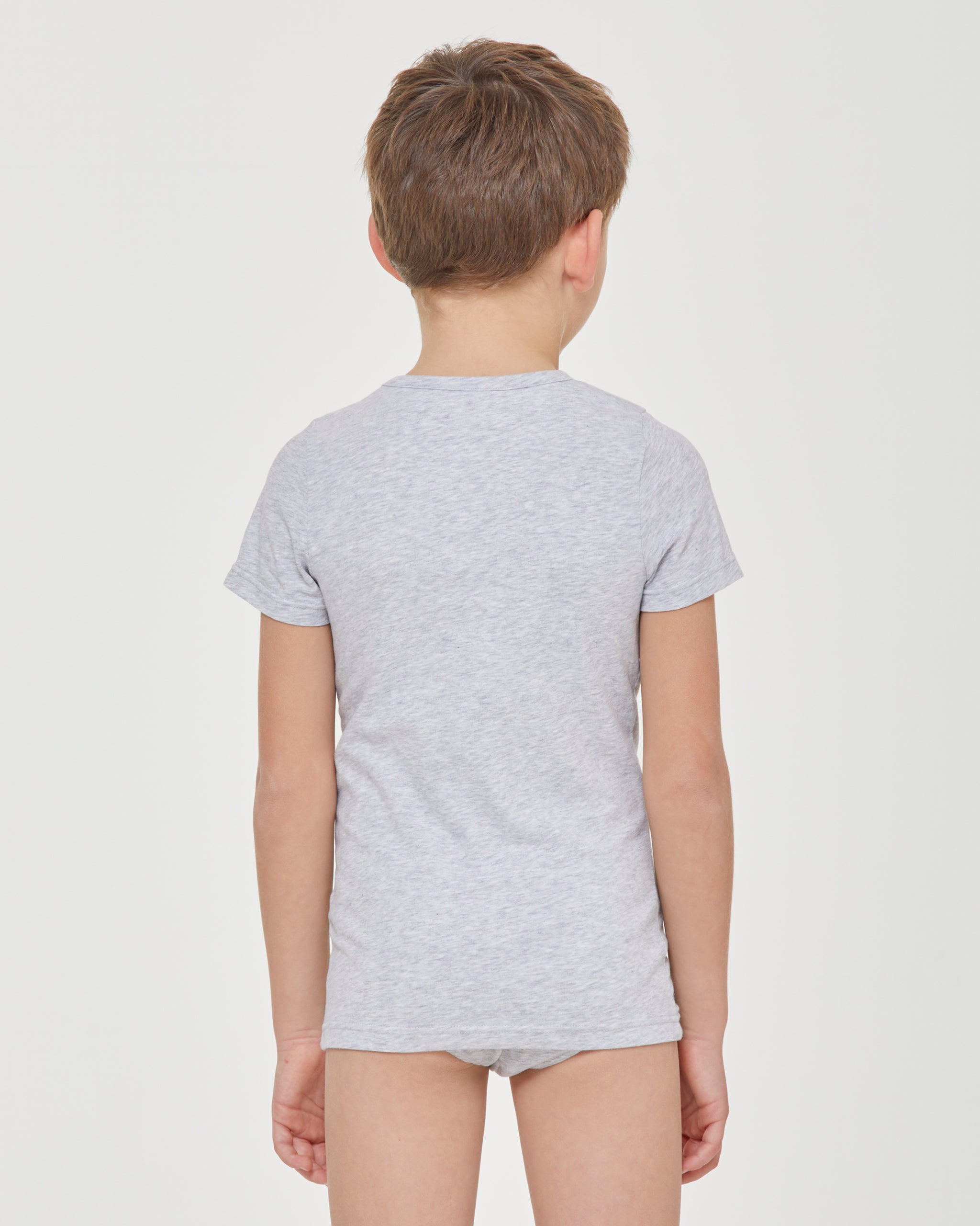 T-shirt col rond en coton bio pour garçon