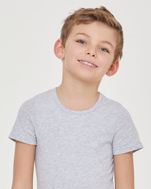 T-shirt girocollo bimbo in cotone organico