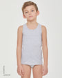 Boys stretch organic cotton vest  