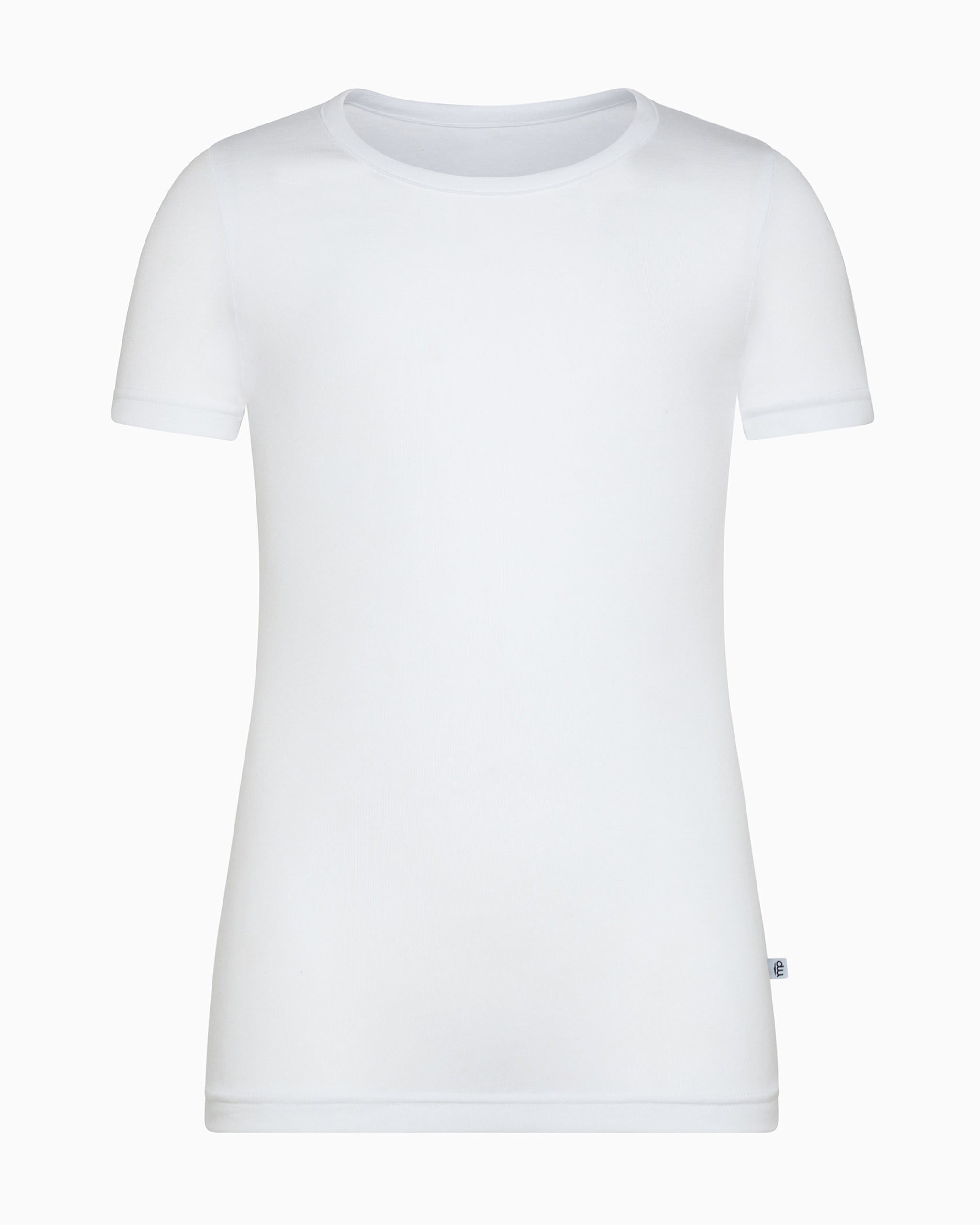 Jungen-T-Shirt mit Rundhalsausschnitt aus warmer Bio-Baumwolle