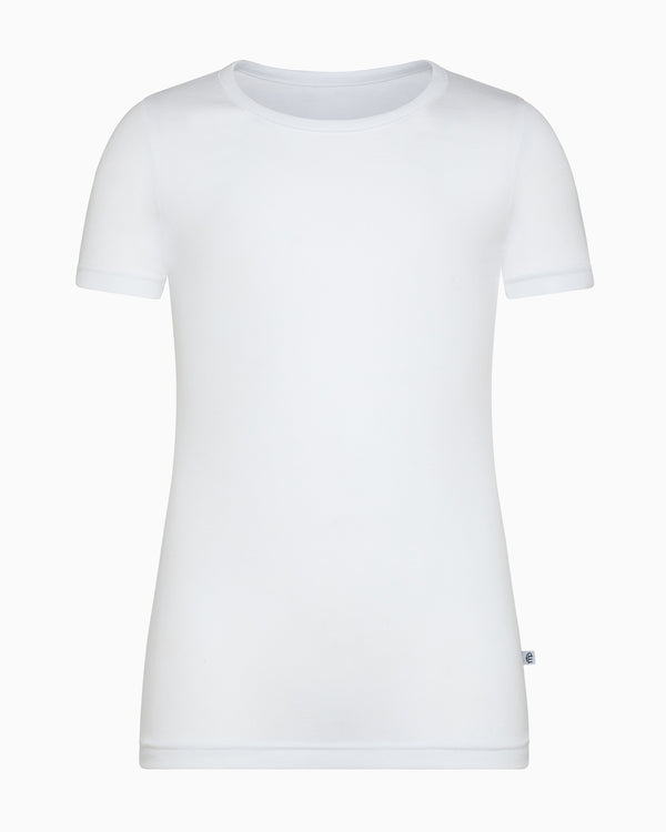 Baby crew-neck t-shirt in warm organic cotton