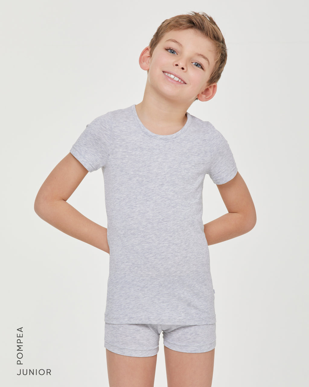 Boys stretch organic cotton T-shirt vest 