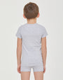 Boys stretch organic cotton T-shirt vest  