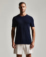 MEN'S CREW NECK PIQUÉ TOP  