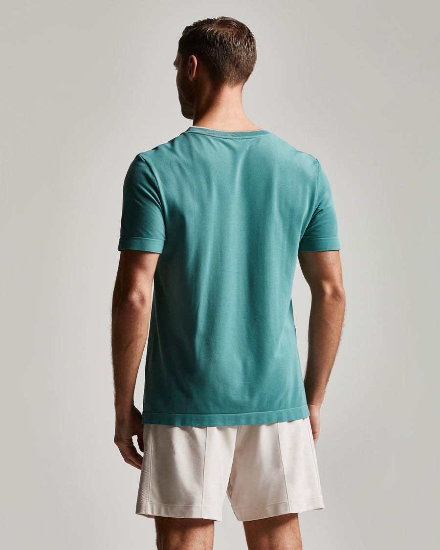 MEN'S CREW NECK PIQUÉ TOP 