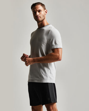 SUÉTER DE CUELLO REDONDO DE PIQUET PARA HOMBRE