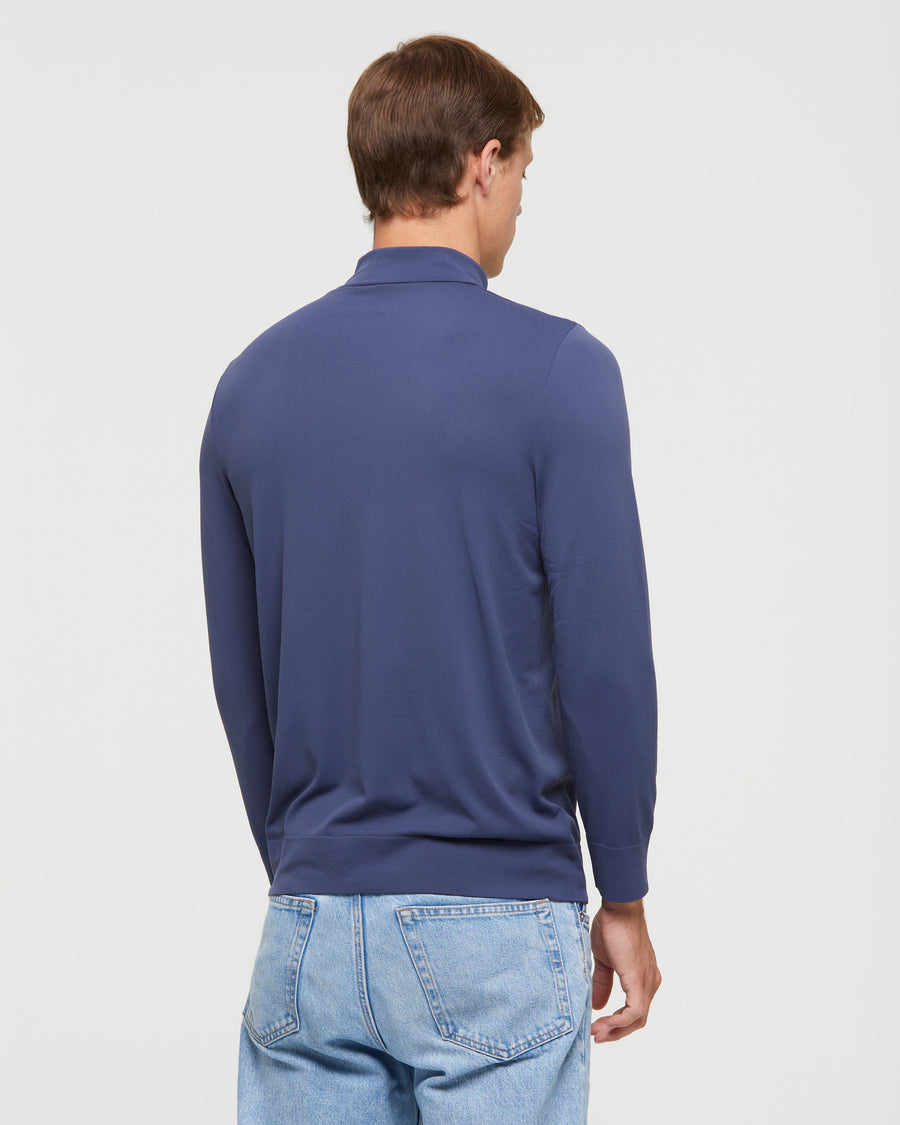 MEN'S SEAMLESS FUNNEL NECK TOP