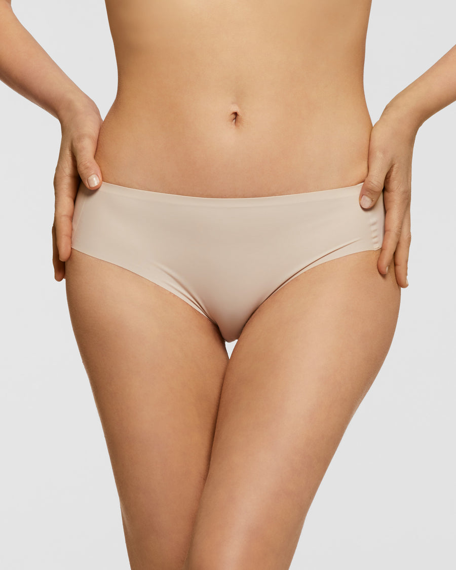 Stretch bonding bikini briefs skin colour Women s Underwear
