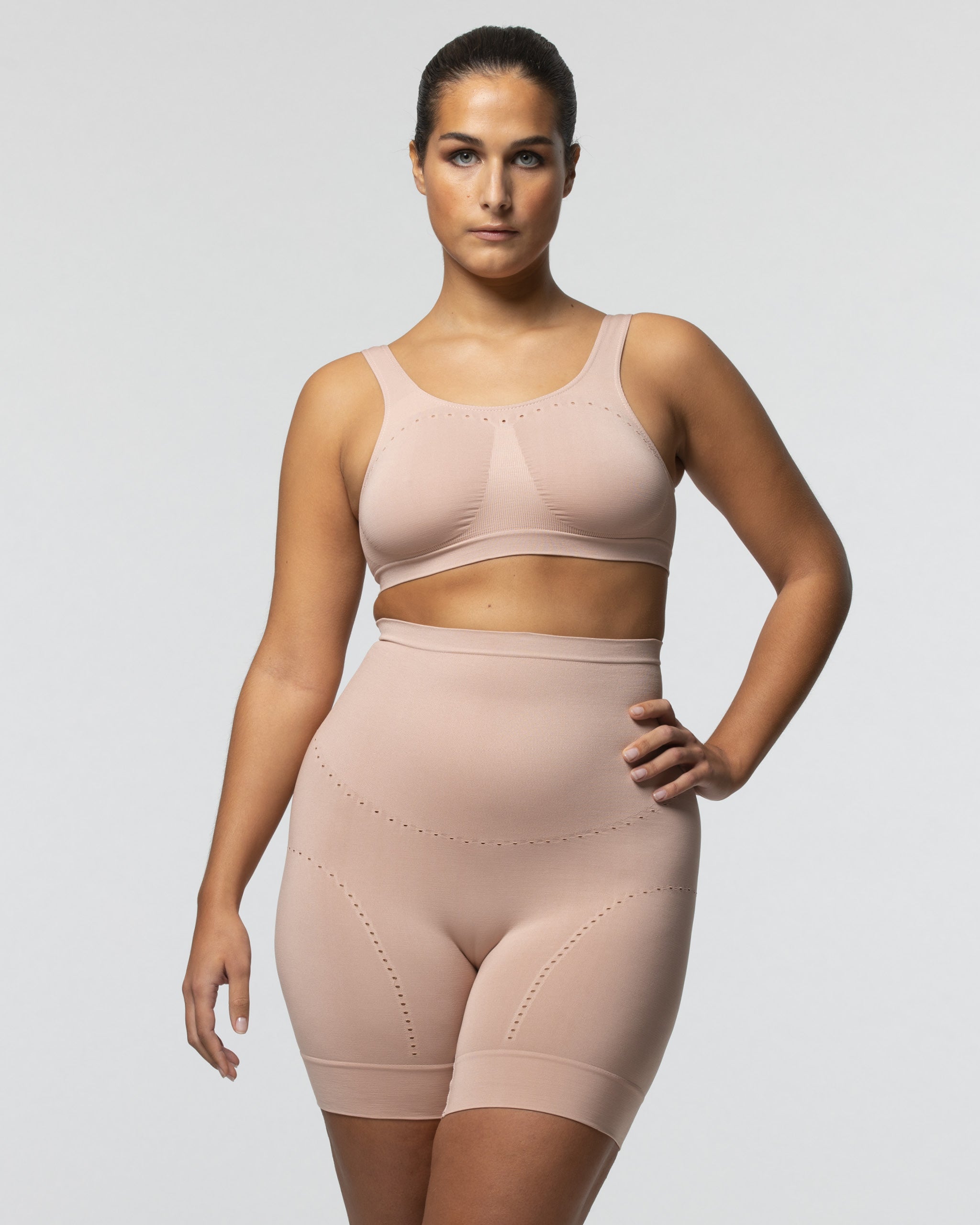Guaina Modellante Contenitiva da Donna, Push-Up e Senza Cuciture Seamless in Microfibra, Made in Italy (Bianco Guaina Modellante Contenitiva da Donna, Push-Up e Senza Cuciture Seamless in Microfibra, Made in Italy (Bianco
