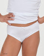 Girls' organic cotton bikini briefs  