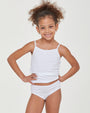 Girls' organic cotton bikini briefs  