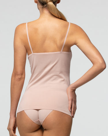 camiseta de tirantes sin costuras
