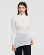 MODAL CASHMERE HIGH COLLAR SWEATER 