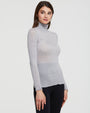 MODAL CASHMERE HIGH COLLAR SWEATER 