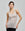 Wide strap modal cashmere scoop neck vest 