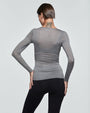 Modal cashmere scoop neck top  