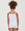 Girls' organic cotton crew neck thin strap vest