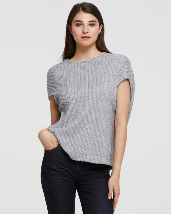 BRAID KNIT CAPE