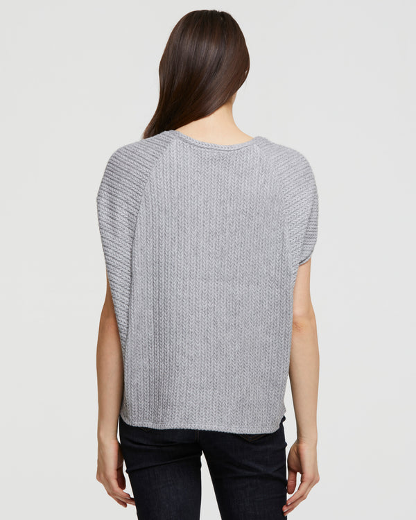 BRAID KNIT CAPE