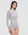 MODAL CASHMERE FUNNEL NECK BODYSUIT 