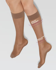 Gambaletto 70 denari contenitivo con compressione graduata media