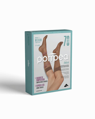 Gambaletto 70 denari contenitivo con compressione graduata media