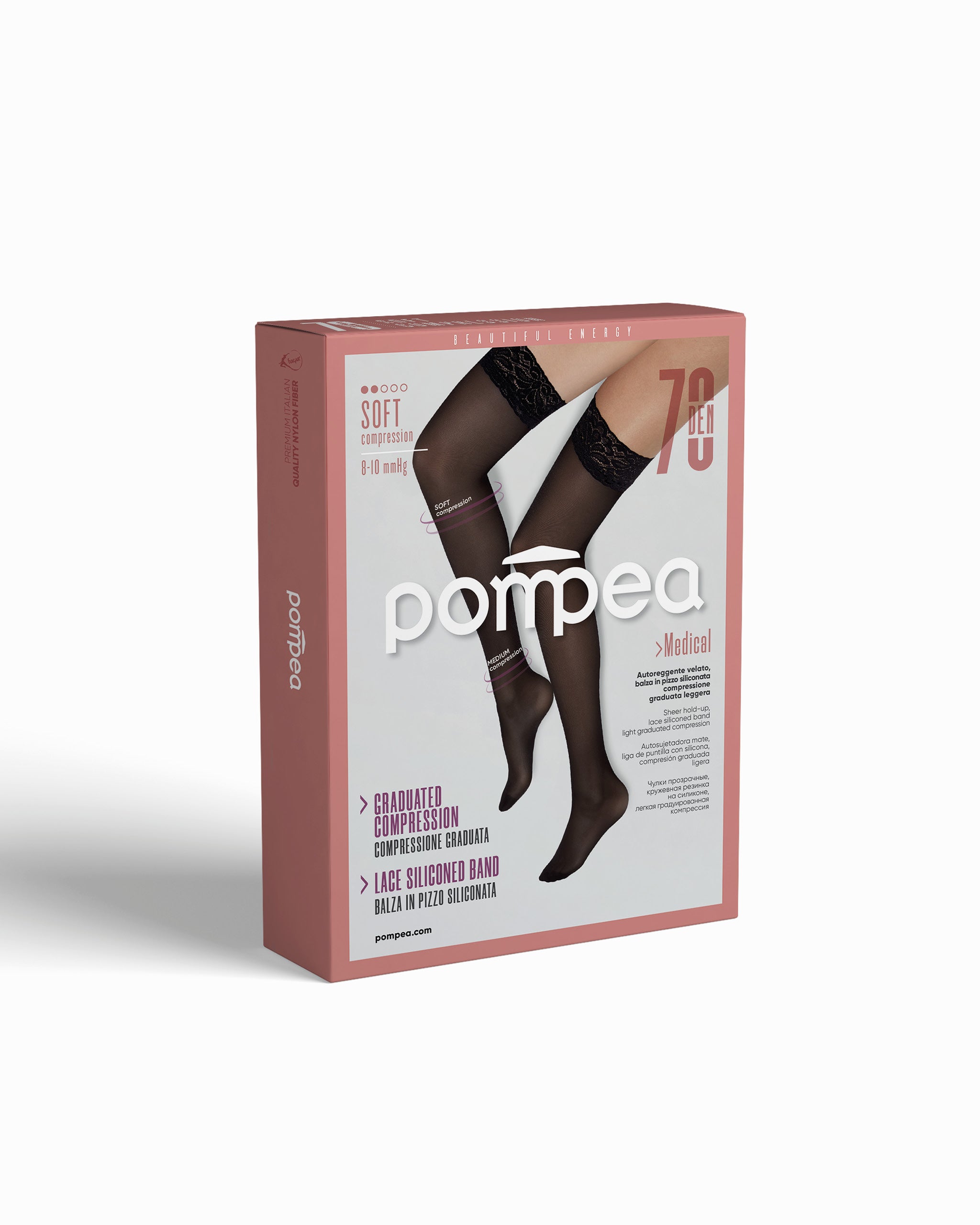 Collant a compressione graduata coprente Selene 70, di Collant a compressione graduata coprente Selene 70, di